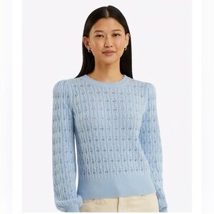 Draper James Puff Sleeve Sweater